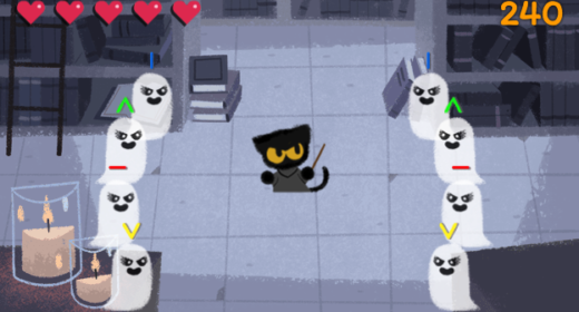 Tienes que probar el doodle (juego) de Google en este Halloween
