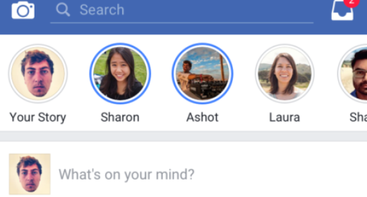 Facebook lo volvió hacer, ahora introduce las “historias” en su aplicación para móviles